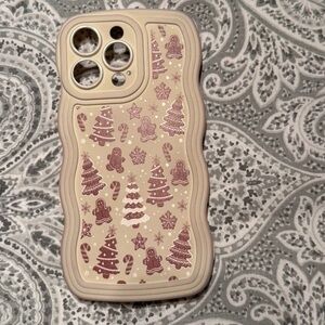 Apple Beige and Pink Holiday Phone Case